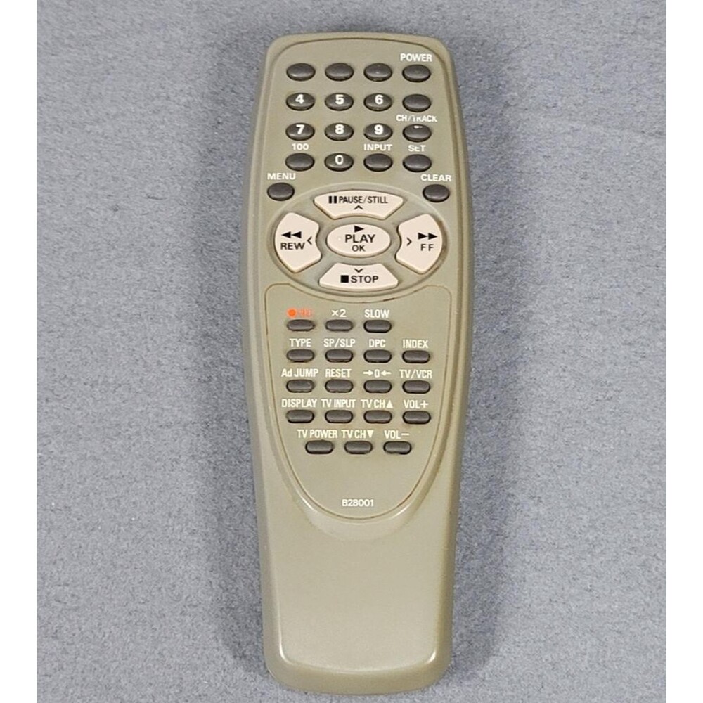 GENUINE SANYO B28001 VCR REMOTE - VHR-H530 VWM-385 VWM-685 VHR-M340